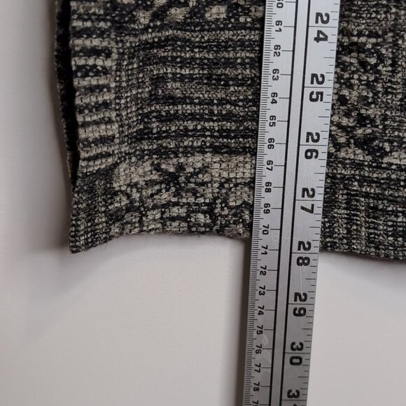 Vintage Eric Alexandre Black and Cream Knit Patterned Vest Size 40 Large Womens - Picture 11 of 11